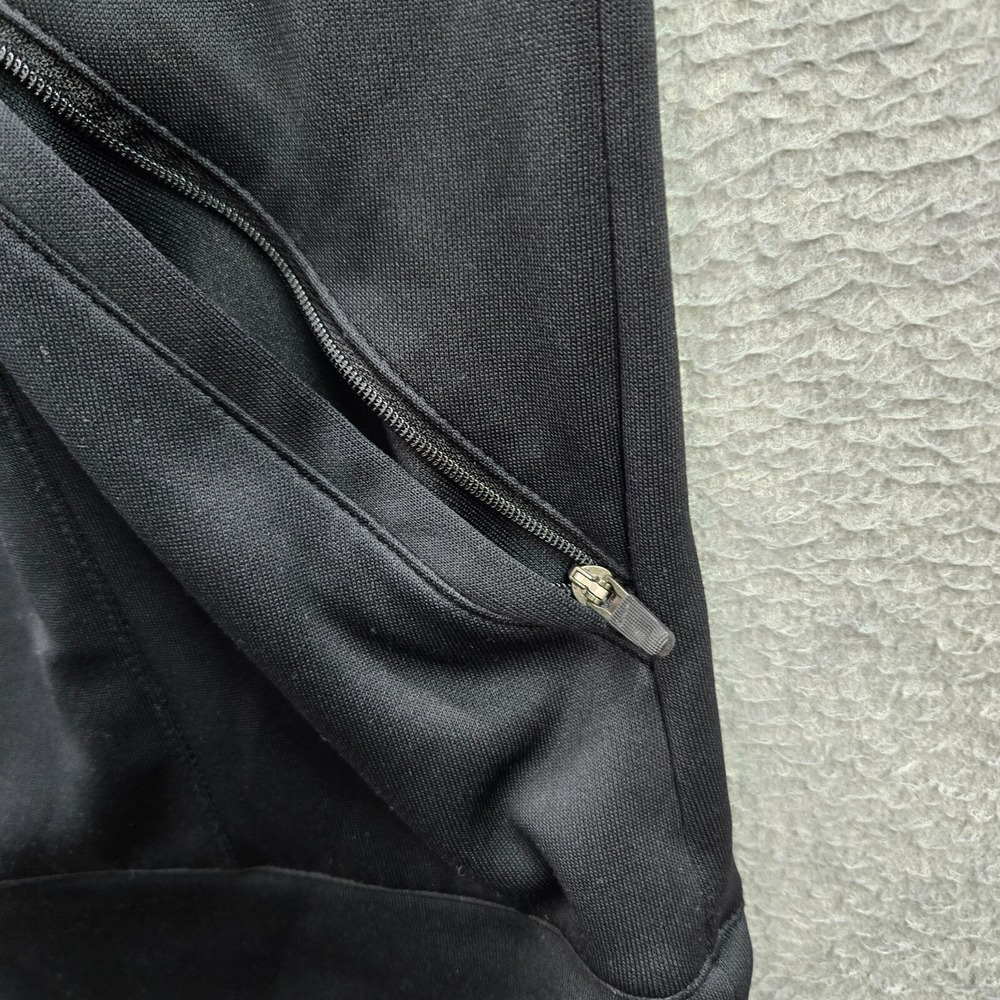 Nike Women Jacket Large Black Track Logo Swoosh Embroidered Pockets‎ Full Zip - Picture 7 of 12
